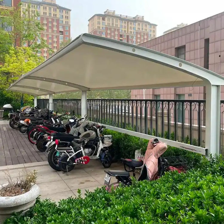 新晃膜结构电动车棚